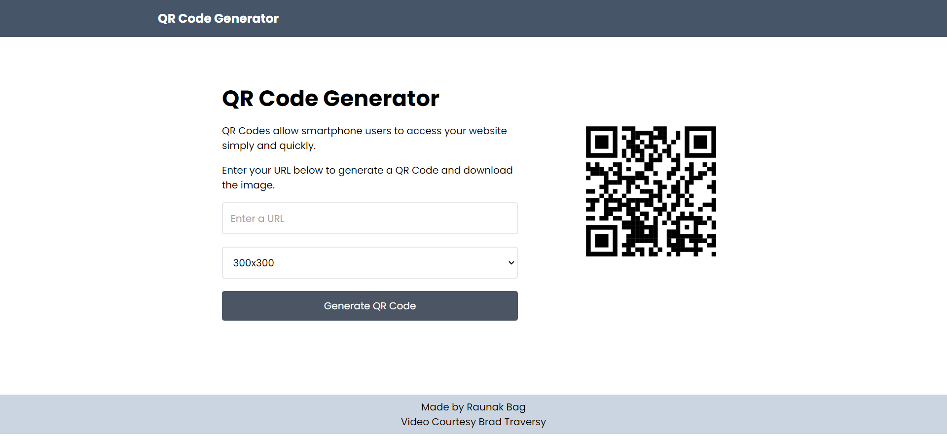 QR Code Generator